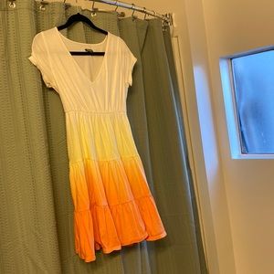 Ombré layered mini dress by wild fable only worn a handful of times